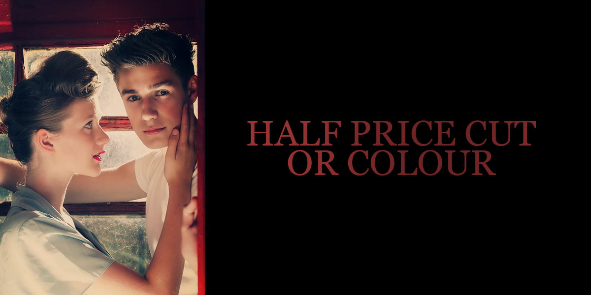 HALF-PRICE-CUT-OR-COLOUR-BANNER AT RED HAIR salons east sussex