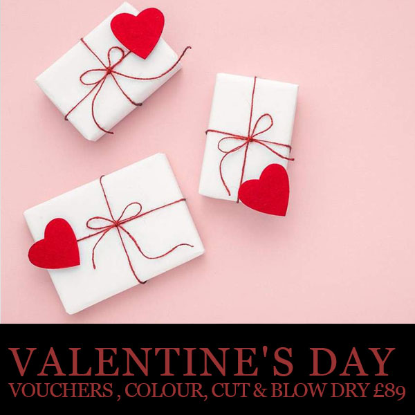 VALENTINES DAY GIFT VOUCHER OFFER Valentine’s Day Gifts With a Difference at Red Hair Salons in Battle, Rye & Hastings