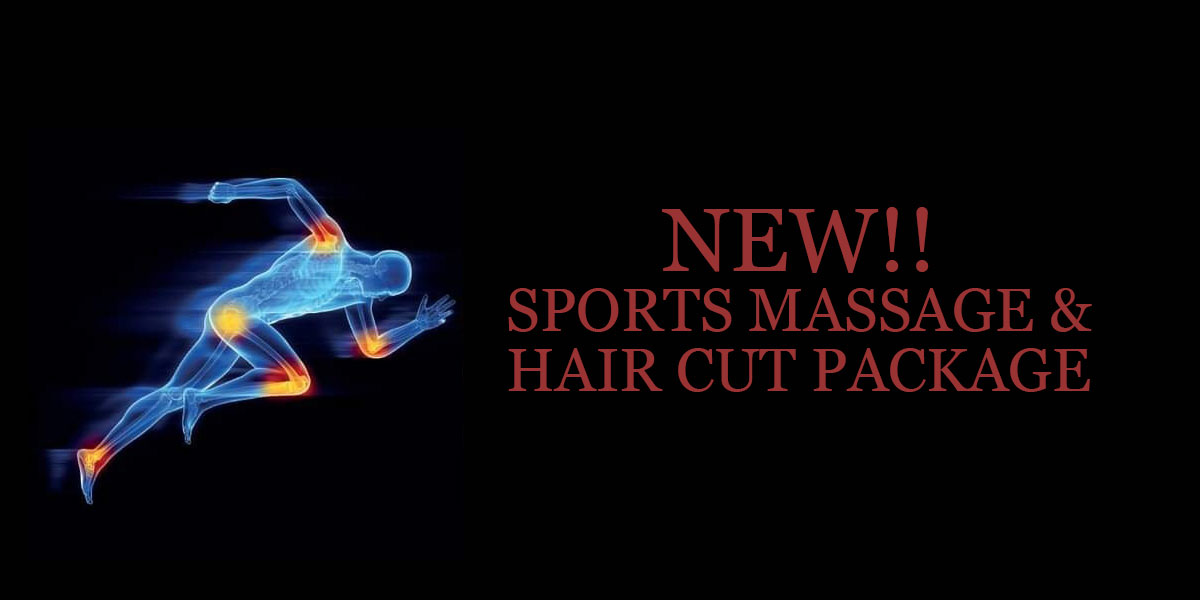 NEW Sports Massage & Hair Cut Package
