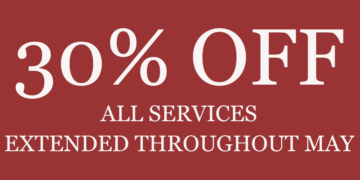30% off ALL SERVICES At Red Hair Salons in Battle, Hastings & Rye