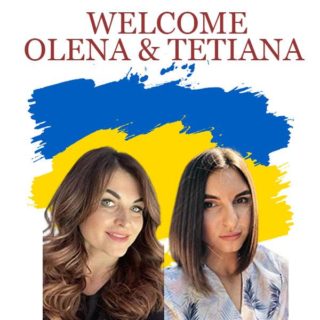 Welcome Olena & Tetiana!