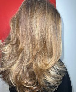 blonde highlights at Red Hair Salons in Rye, Battle & Hastings